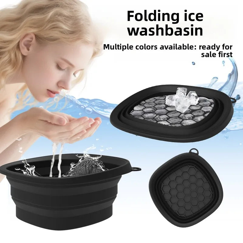 Silicone Face Ice Bath Tray