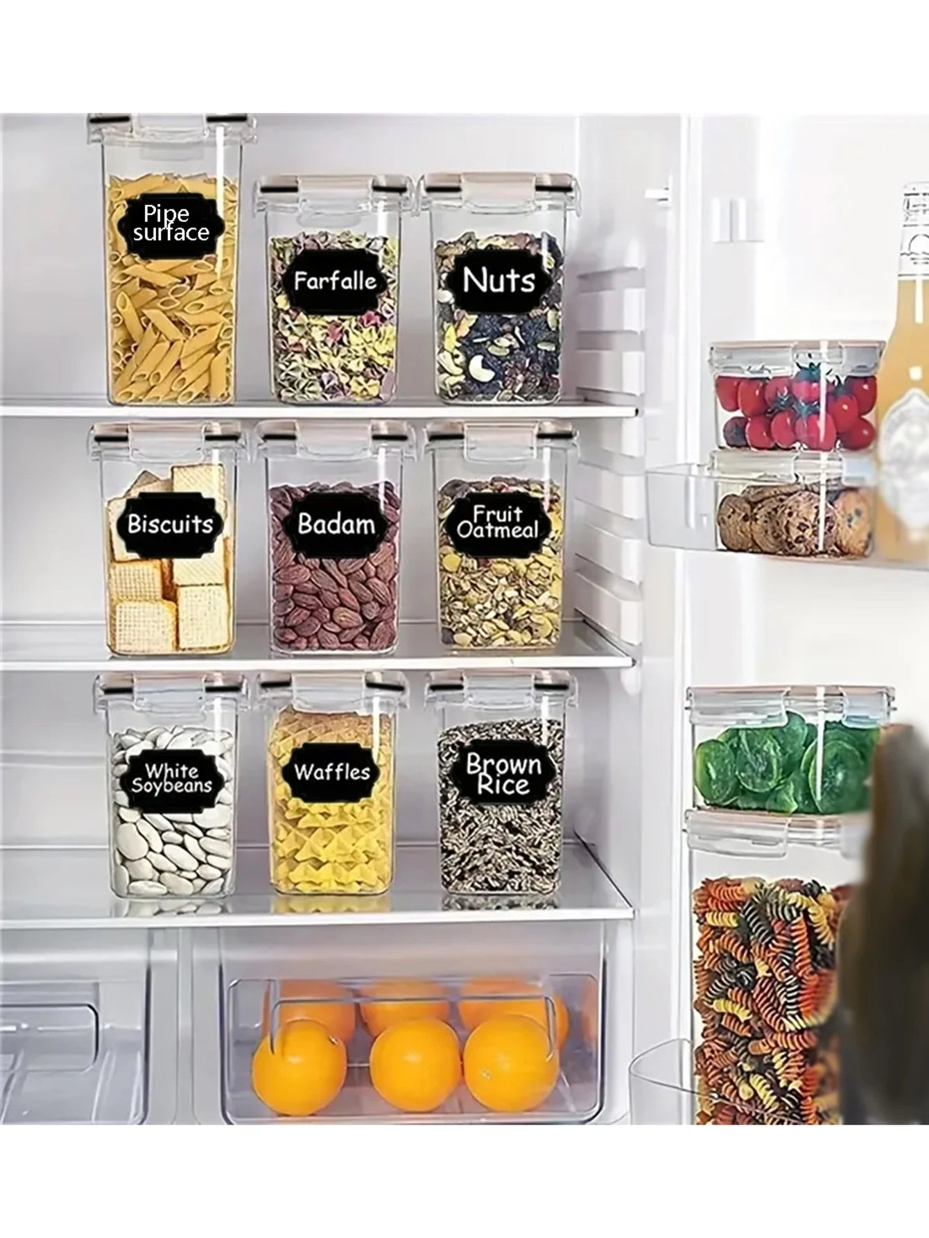 24pcs Airtight food storage containers