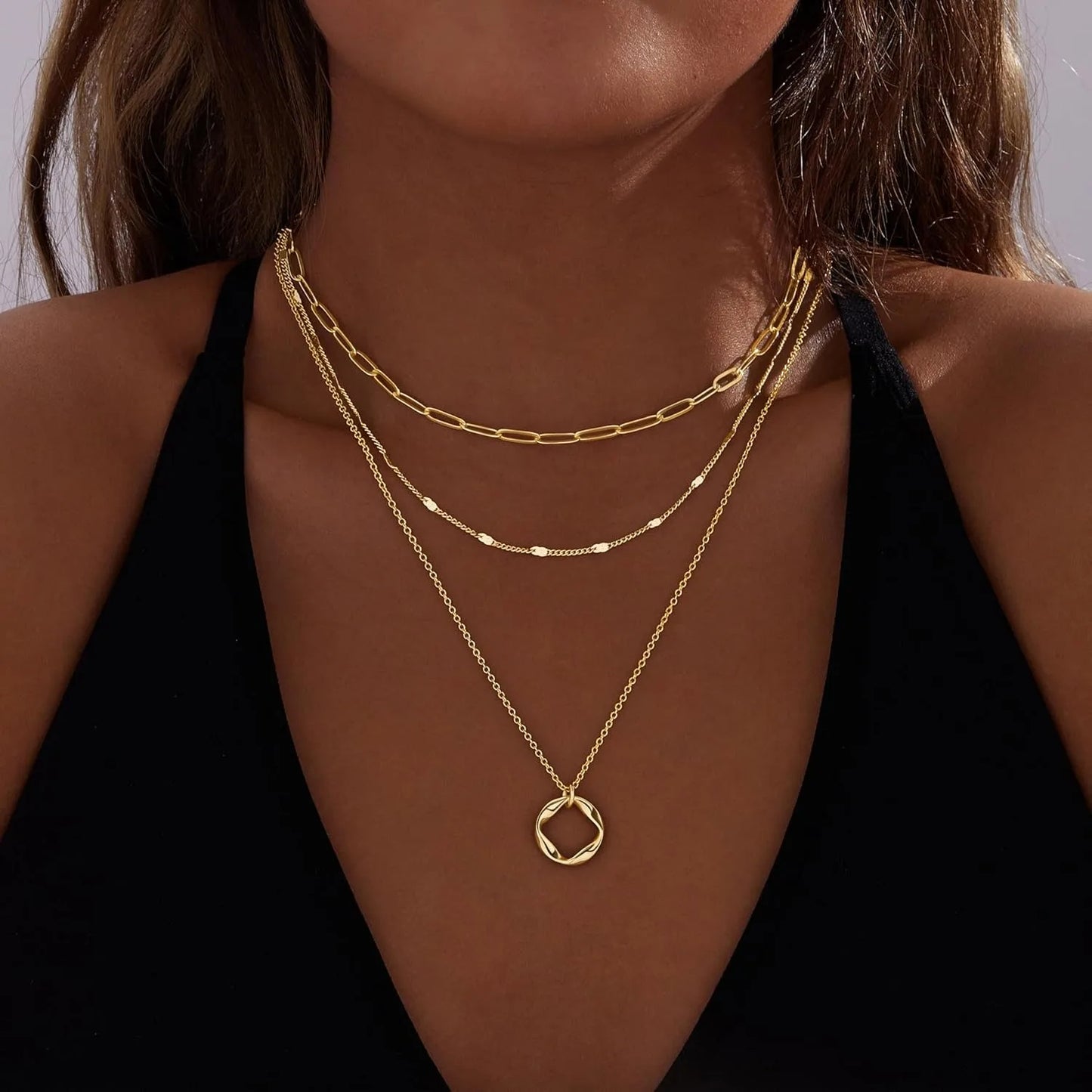 Layered Gold Necklaces for Women