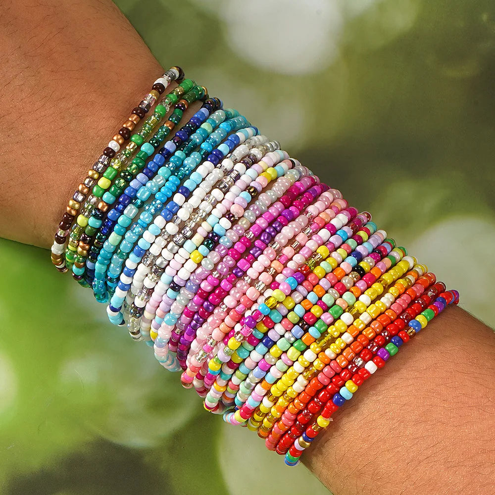 Colorful Rice Beads Bracelet