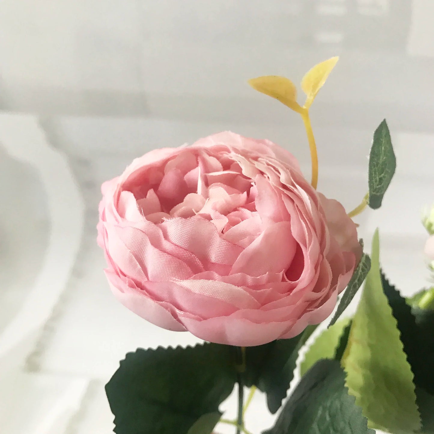 Rose Pink Silk Artificial Flowers