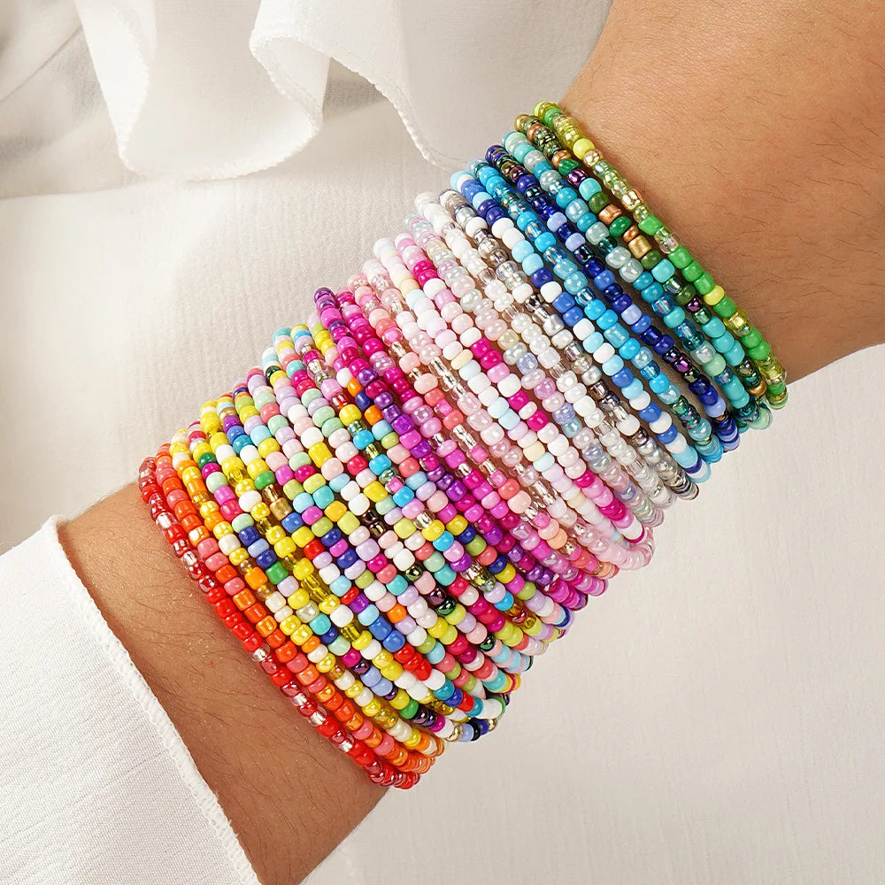 Colorful Rice Beads Bracelet