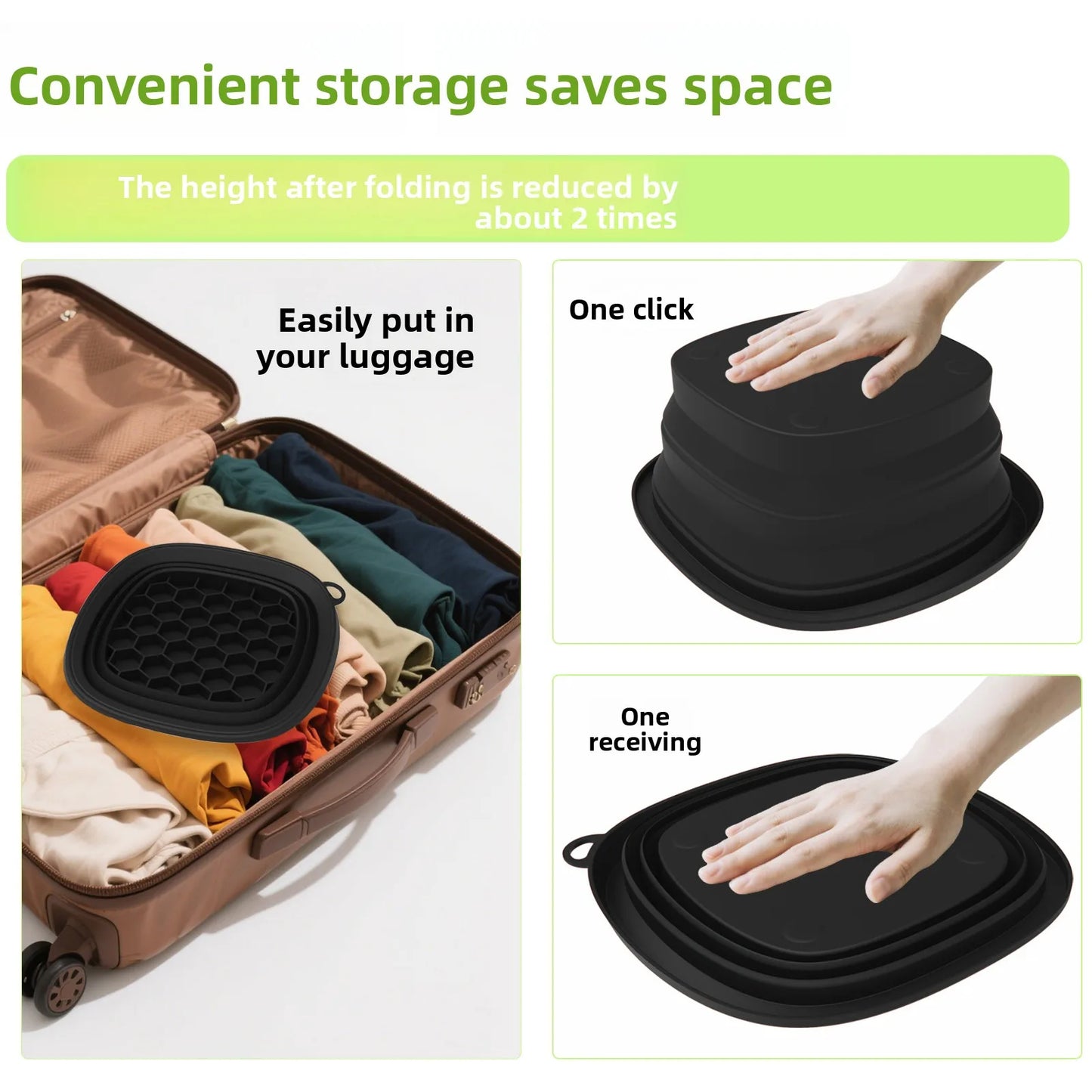 Silicone Face Ice Bath Tray
